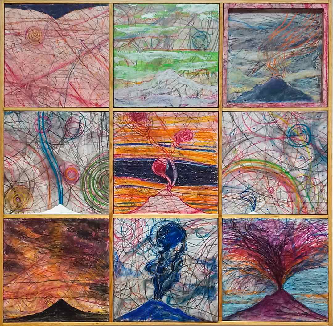 El volcán desde el balcón 7